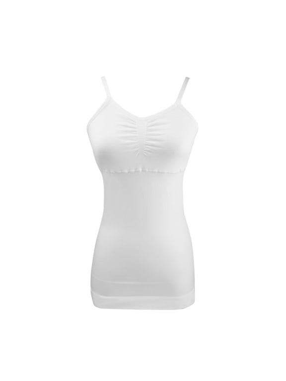 Womens2025ï¼Women's Firm Control Cami Shapewear, Microfiber Longer Length Camisole Shaper