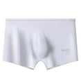 thumbnail image 1 of Womens Clearance under $10 2025 Clearance! asdoklhq Underwear for Men,Men's Solid Color Ice Silk Seamless One Piece Boxer Briefs, 1 of 3