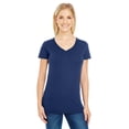 thumbnail image 1 of Womens Clementine Pigment Dye Short-Sleeve V-Neck Tee, 1 of 1
