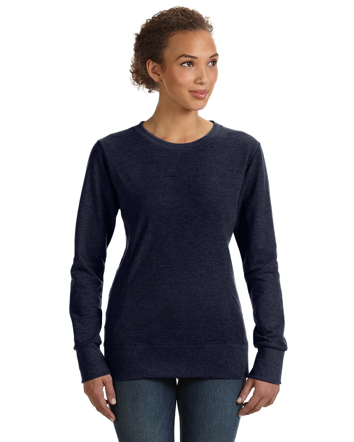Womens Clementine Ringspun French Terry Mid-Scoop Sweatshirt