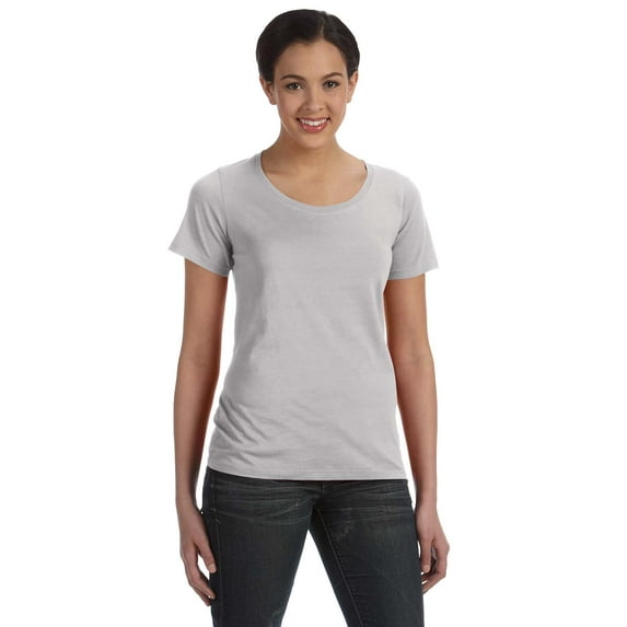 Womens Clementine Sheer Scoop Neck T-Shirt