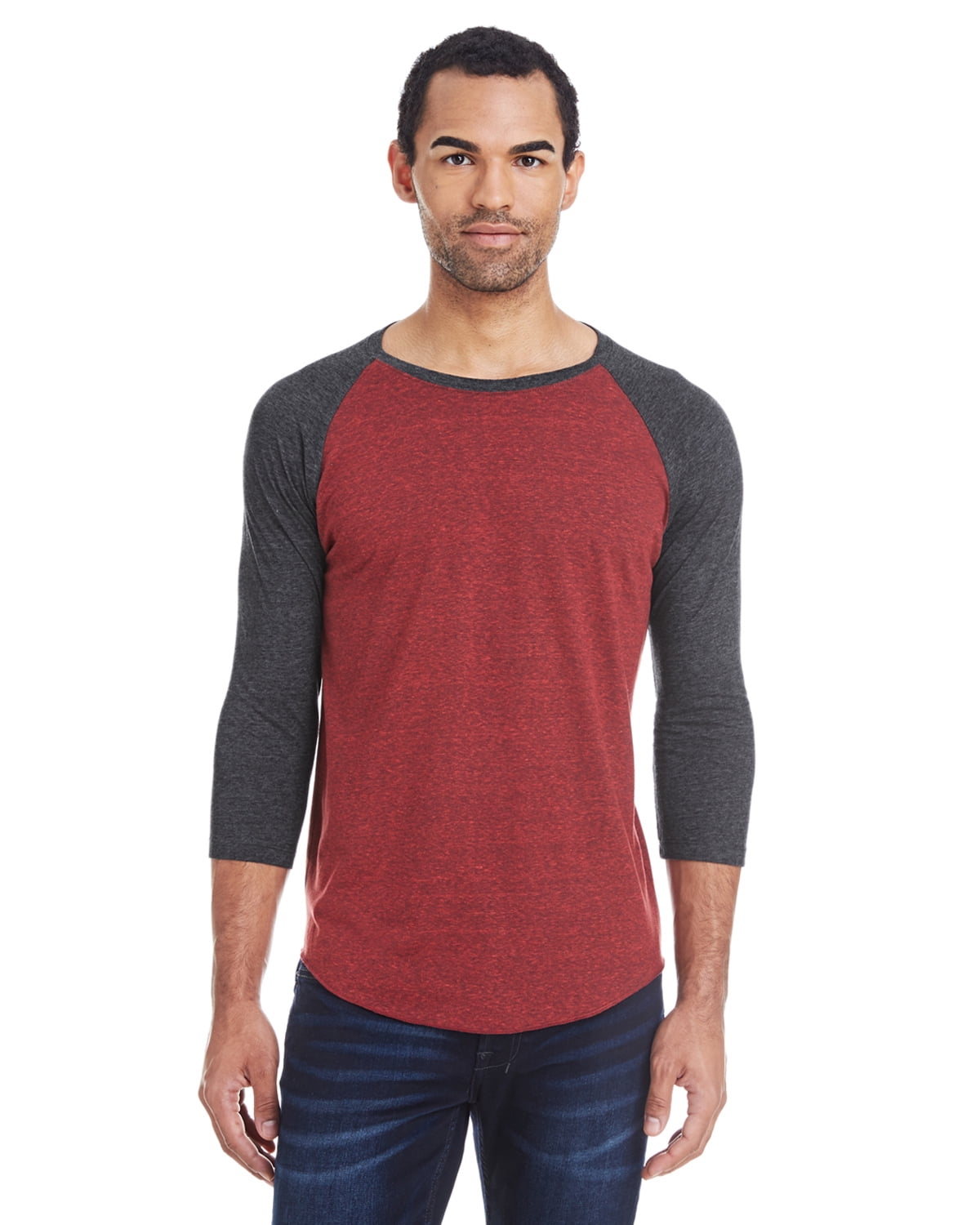 Womens Clementine Triblend 3/4 Sleeve Raglan