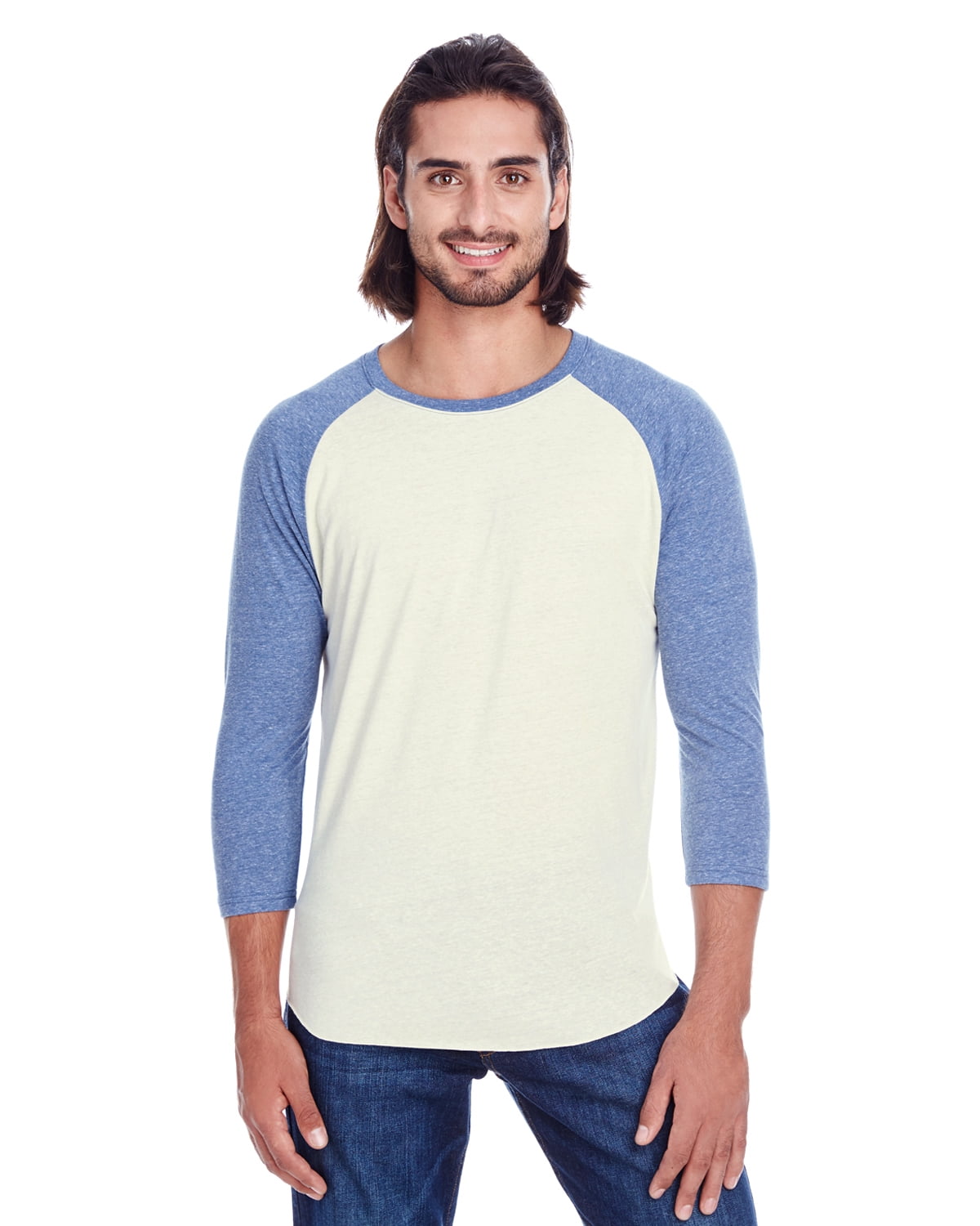 Womens Clementine Triblend 3/4 Sleeve Raglan