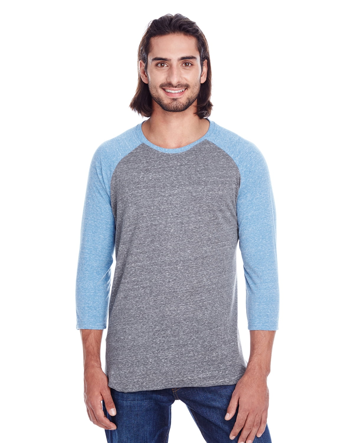 Womens Clementine Triblend 3/4 Sleeve Raglan