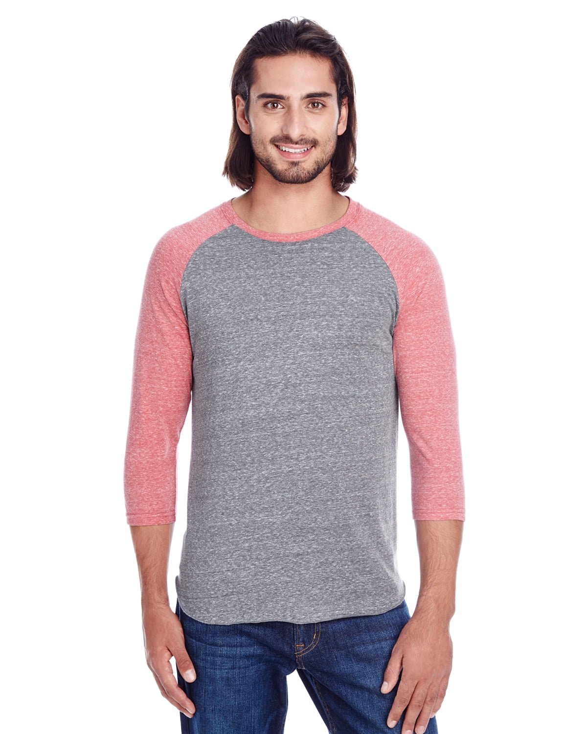 Womens Clementine Triblend 3/4 Sleeve Raglan