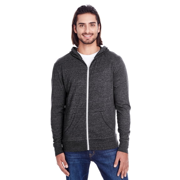 Womens Clementine Triblend Full-Zip Light Hoodie
