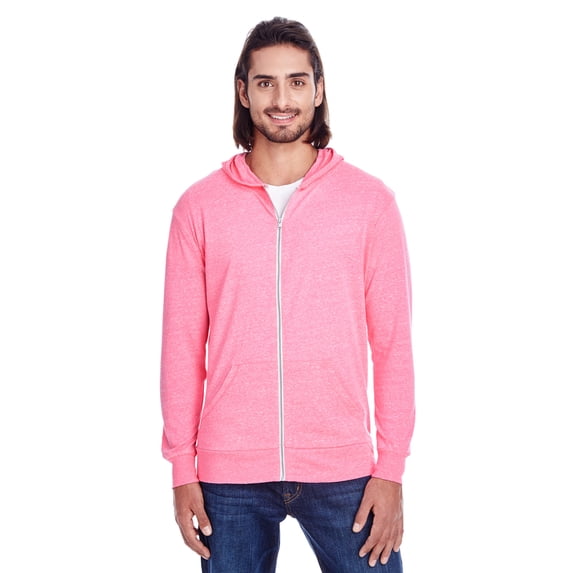 Womens Clementine Triblend Full-Zip Light Hoodie