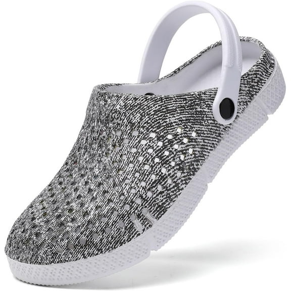 Womens Clogs Garden Shoes Slip-On Comfort Outdoor Beach Slippers Water Shoes Lightweight Waterproof Summer Sandals - Butterfly Print