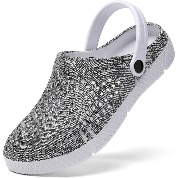 Womens Clogs Garden Shoes Slip-On Comfort Outdoor Beach Slippers Water Shoes Lightweight Waterproof Summer Sandals - Butterfly Print