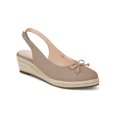 thumbnail image 1 of Womens Closed Toe Espadrilles Wedges Shoes Platform Slingback Mid Low Heel Canvas Bow Dress Sandals, 1 of 5