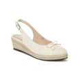 thumbnail image 1 of Womens Closed Toe Espadrilles Wedges Shoes Platform Slingback Mid Low Heel Canvas Bow Dress Sandals, 1 of 4