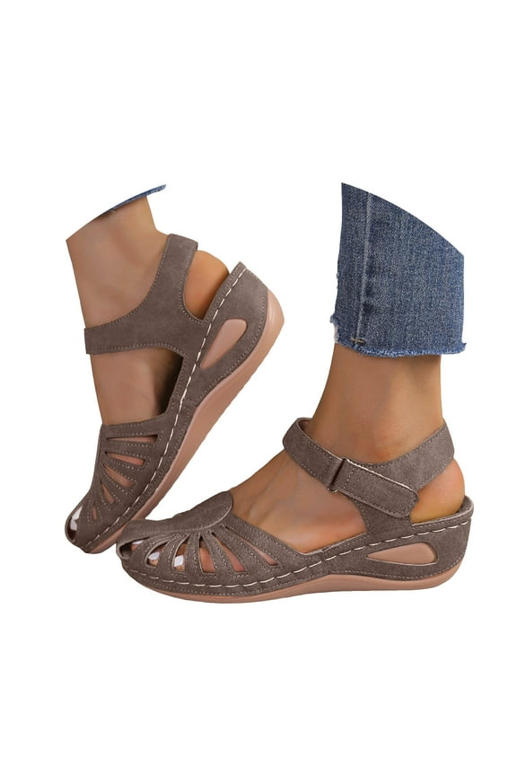 Womens Closed Toe Sandals Fisherman Sandals Ankle Strap Slide Sandals Summer Sandals for women