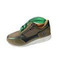 thumbnail image 1 of Womens Clothes Clearance 2025 Clearance! asdoklhq Sneakers for Women Fashion Women Casual Pumps Thick Bottom Hot Drilling Zipper Lacing Sports Shoes Green 35, 1 of 5