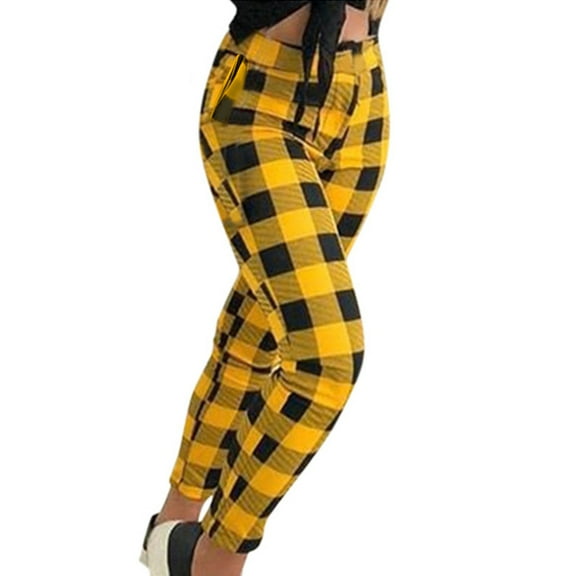 Womens Clothes Clearance 2025 Clearance! asdoklhq Womens Plus Capris, Women's Ladies Casual Elastic Waist Loose Pockets Letter Long Pants