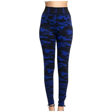Womens Clothes Clearance 2025 Clearance! asdoklhq Women Plus Size Clearance Pants Camouflage Imitation Denim Leggings Elastic Slim Breathable Capris