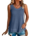 thumbnail image 1 of Womens Clothes under $5.00 Clothing Fashion Women Casual O-neck Sleeveless Casual Printed Top T-shirt, 1 of 6