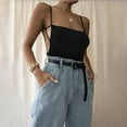 thumbnail image 1 of Womens Clothes under $5.00 Clothing Ladies Sling Wrap Chest Bottoming Shirt Beach Vacation Solid Color Inner Top, 1 of 7
