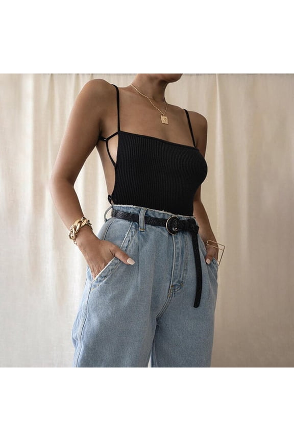 Womens Clothes under $5.00 Clothing Ladies Sling Wrap Chest Bottoming Shirt Beach Vacation Solid Color Inner Top