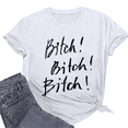 thumbnail image 1 of Womens Clothing Casual Crew Neck T Shirts for Women Summer Fashion T-shirts Women Funny Print Tees Tops, 1 of 5