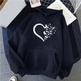 thumbnail image 1 of Womens Clothing Under 5 Dollars Yuxingfu Women'S Print Winter Hoodie Pullover Tops Long Sleeved Comfortable Sweatshirt, 1 of 4