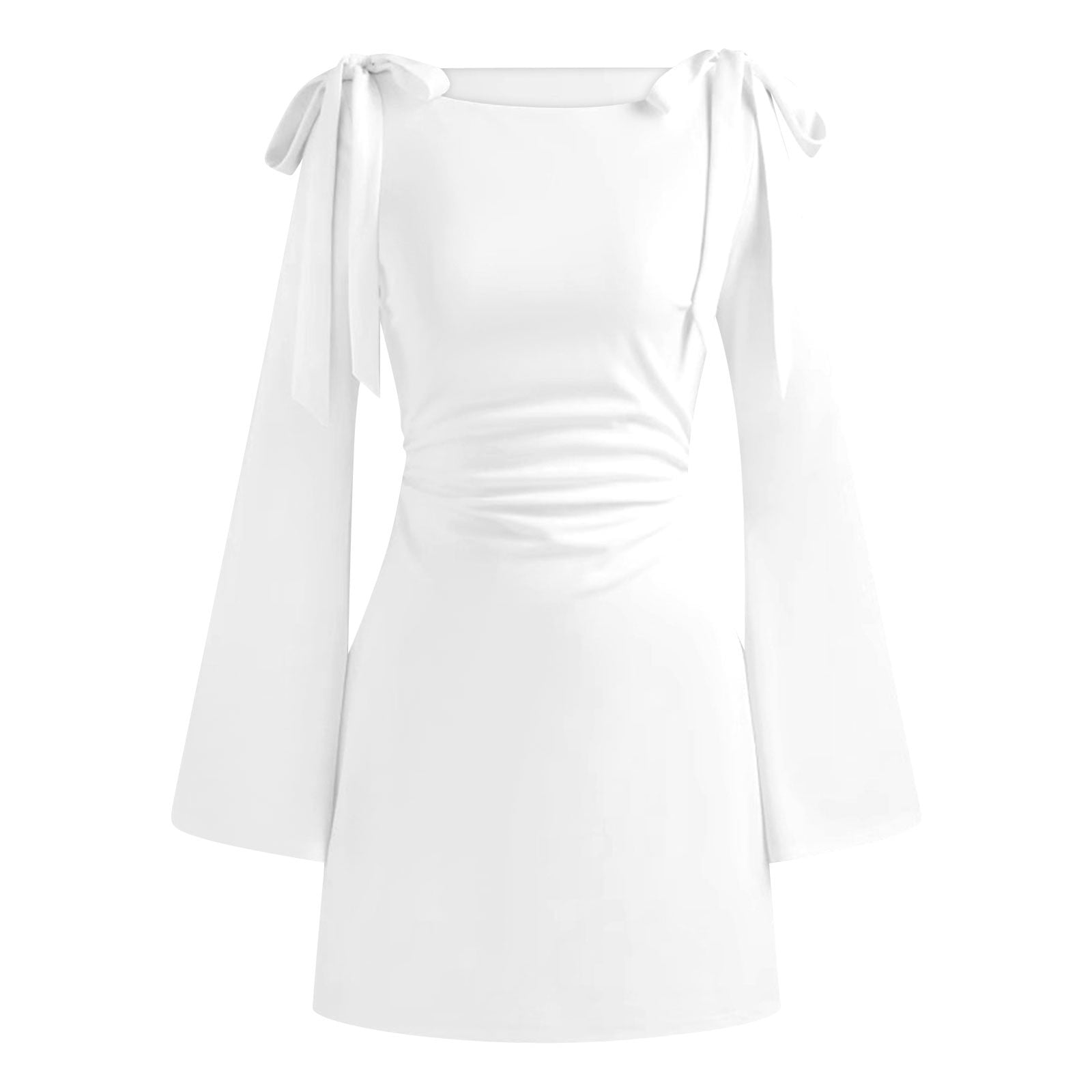 Womens Clothing Women's Spring Summer Casual Round Neck Solid Colour