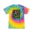 thumbnail image 1 of Womens Clubbing Fun Errrybody In The Club Gettin' Tipsy Tie-Dye Ladies Short Sleeve T-Shirt-Saturn-Large, 1 of 1