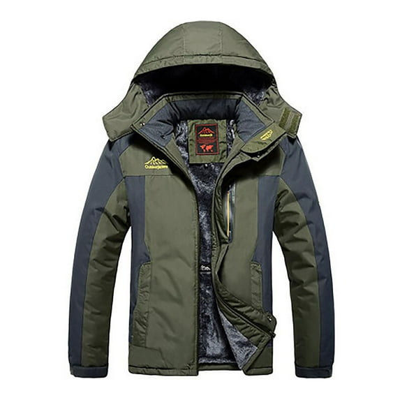 Womens Coats Outerwear Winter Women's Outdoor Sprint Coat with Plush and Thickened Windproof Cycling Warm Cotton Coat Hooded Coat