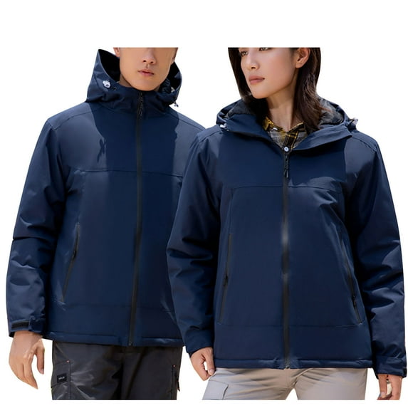 Womens Coats Outerwear Winter Womens Winter Warm Outdoor Leisure Charge Coat Men's and Women's Windproof and Rainproof Mountaineering Suit Group Purchase Work Suit