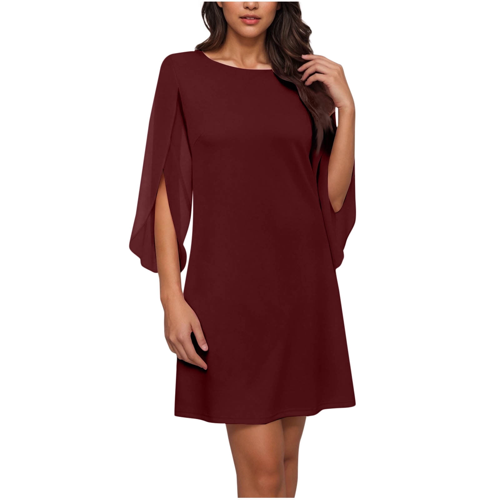 beach cocktail dress with sleeves boohoo Women's Key Hole Tie Long Sleeve Crochet Mini Beach Dress in Cream | Size: Large