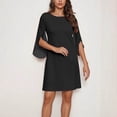 thumbnail image 1 of Womens Cocktail Dresses Flutter Sleeve Formal Dresse Wedding Guest Dresses for Women 2025 Trendy, Limited Time Under 10 Dollars SA-514, 1 of 6