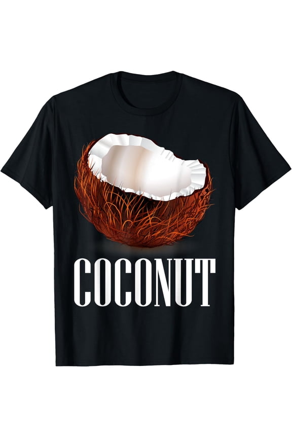 Womens Coconut Short Sleeve Top Coconut Mens Graphic T-Shirt