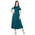 thumbnail image 1 of Womens Cold Shoulder Maxi Dress, 1 of 8