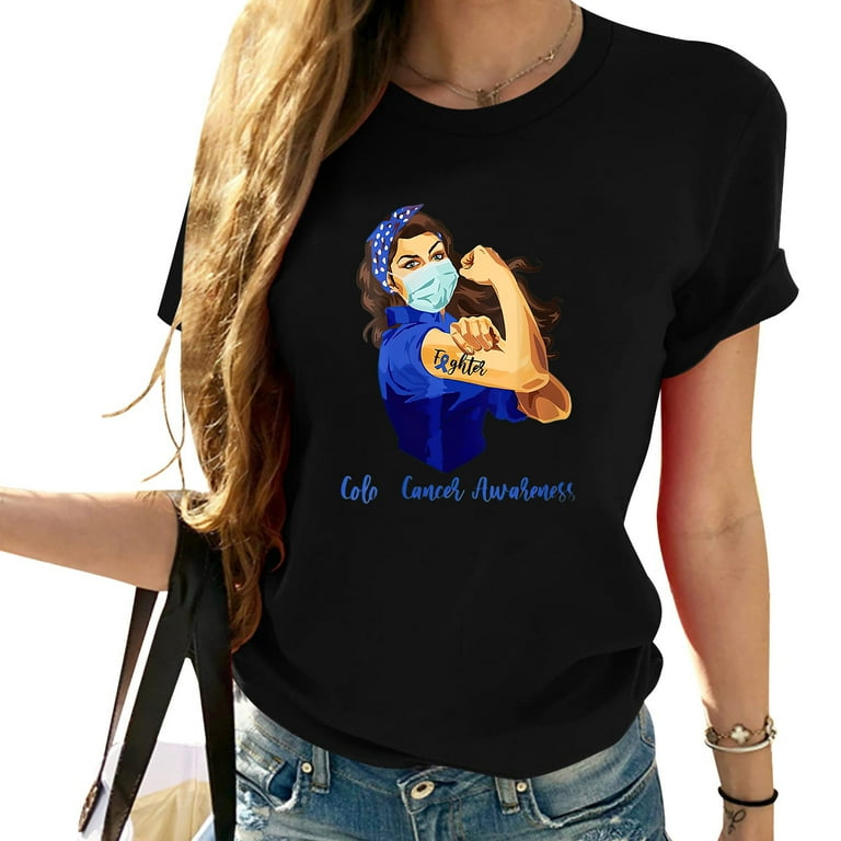 Strong Woman Colon Cancer Warrior Unbreakable T-Shirt Strong Woman Colon Cancer Warrior Unbreakable T-Shirt