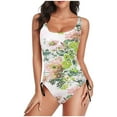 thumbnail image 1 of Womens Color Block Print One Piece Swimsuits women's one piece swimsuit tummy control 2026 Trendy, 1 of 5
