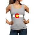 thumbnail image 1 of Womens Colorado State Flag Racerback Tank Top T-Shirt, 1 of 1