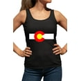 thumbnail image 1 of Womens Colorado State Flag Racerback Tank Top T-Shirt, 1 of 1