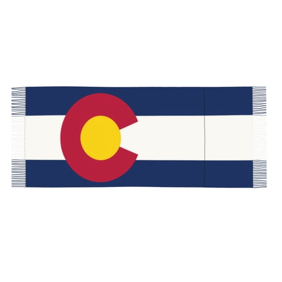 Womens Colorado-Texas-Flag Scarf Shawl Wraps Soft Warm Shawls