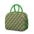 thumbnail image 1 of Womens Colorful Checkered Dinosaurs Pattern Lunch Box for Work,Insulated Lunch Bag for Women,Loncheras Para Mujer,Leakproof Adult Lunch Bag for Work,Beach,Travel,Picnic,Camping, 1 of 7