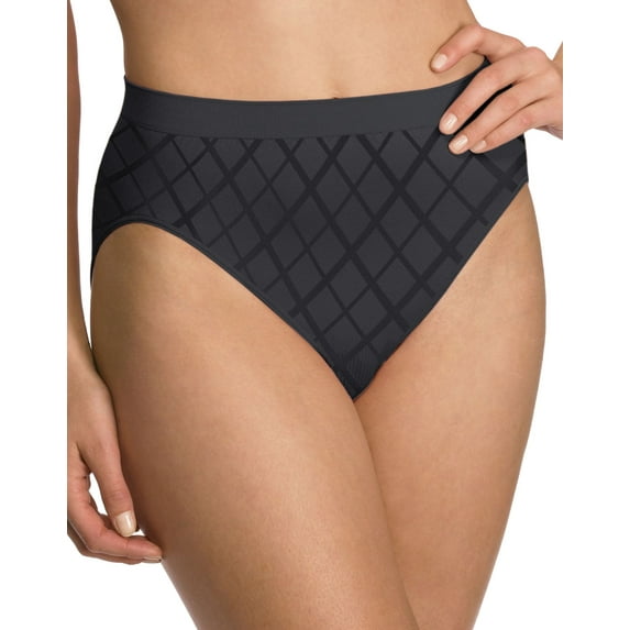 Womens Comfort Revolution Seamless Hi Cut Panty