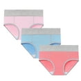 thumbnail image 1 of Womens Comfort Seamless Cotton Panties 3 Pack Casual Plus Size Daily Underpants Leak Proof Menstrual Period Underwear, 1 of 5