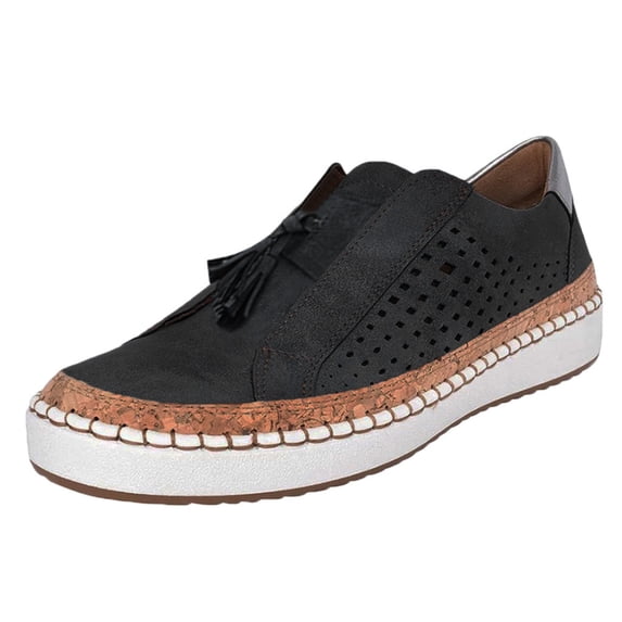 Womens Comfort Walking Flat Loafer On Leather Loafer Comfortable Flat Shoes Outdoor Driving Shoes Flat Dress Shoes for Women Tan Flat Feet Arch Support Shoes Women Womens Flat Dress Shoes Fl