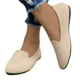 thumbnail image 1 of Womens Comfortable Ballet Flats, Business Office Dress Shoes, Dressy Round Toe Slip On Work Flats Beige 9.5, 1 of 4