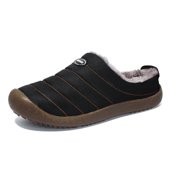 Womens Comfortable Memory Foam Slippers boots Winter Plush Fleece Lined House Shoes