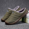 thumbnail image 1 of Womens Comfortable Memory Foam Slippers boots Winter Plush Fleece Lined House Shoes, 1 of 6
