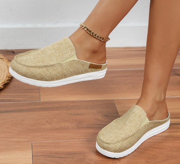 Womens Comfortable Orthopedic Slip On Loafers for Arch Support Breathable Orthotic Walking Shoes for Foot and Heel Pain Plantar Fasciitis Slippers with EVA Rubber Thickened Sole Walmart