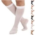 thumbnail image 1 of Womens Compression Stockings 15-20mmHg by Absolute Support - White, Medium, 1 of 9