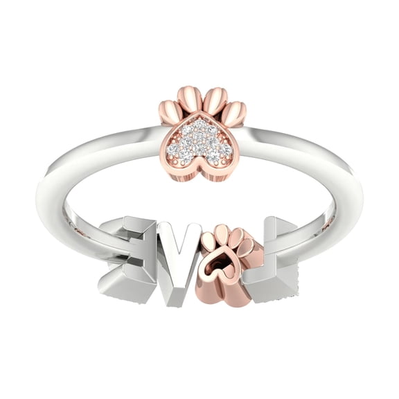 Womens Constellation Ring Two Tone Ring Cat's Claw Ring Zinc Alloy Fashion Ring Gift for Her Gold Rose Gold Silver