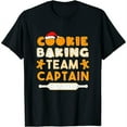 thumbnail image 1 of Womens Cookie Baking Team Captain Christmas T-Shirt White 3X-Large, 1 of 5