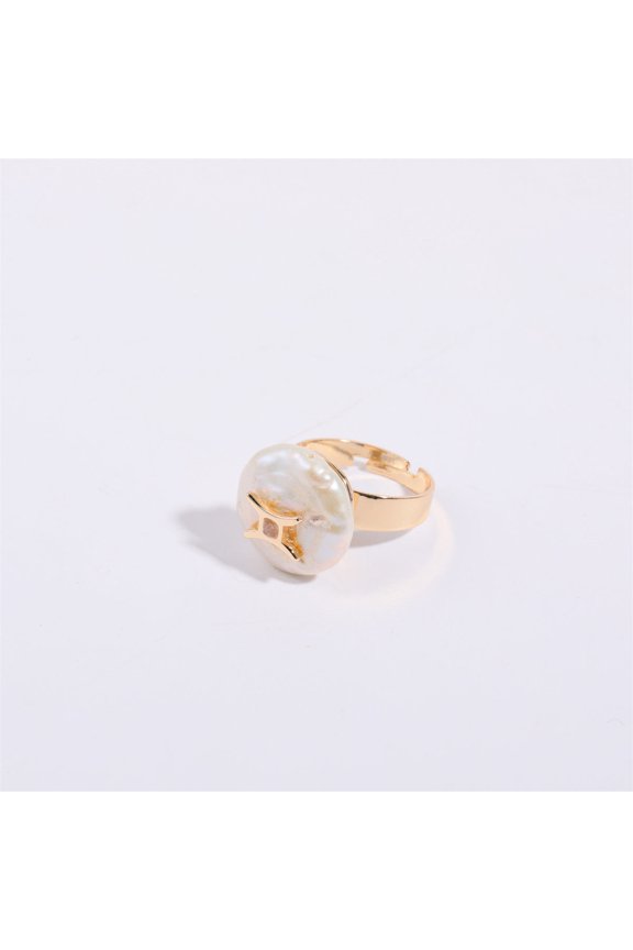 Womens Copper Ring with Pearl Inlay Adjustable Opening for Aries Taurus Gemini Cancer Leo Virgo Libra Scorpio Sagittarius Capricorn Aquarian and Pisces Designs