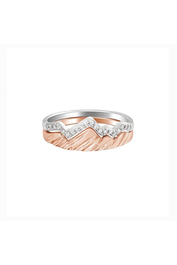Womens Copper Zircon Inlay Folding Ring High Quality Elegant Fashion Jewelry Sparkling Statement Accessory Lux